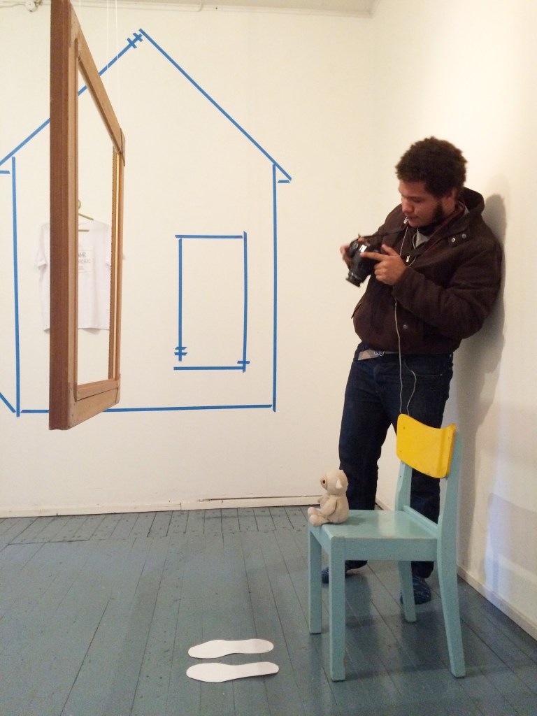 Reflexive Portrait Joao and sheep