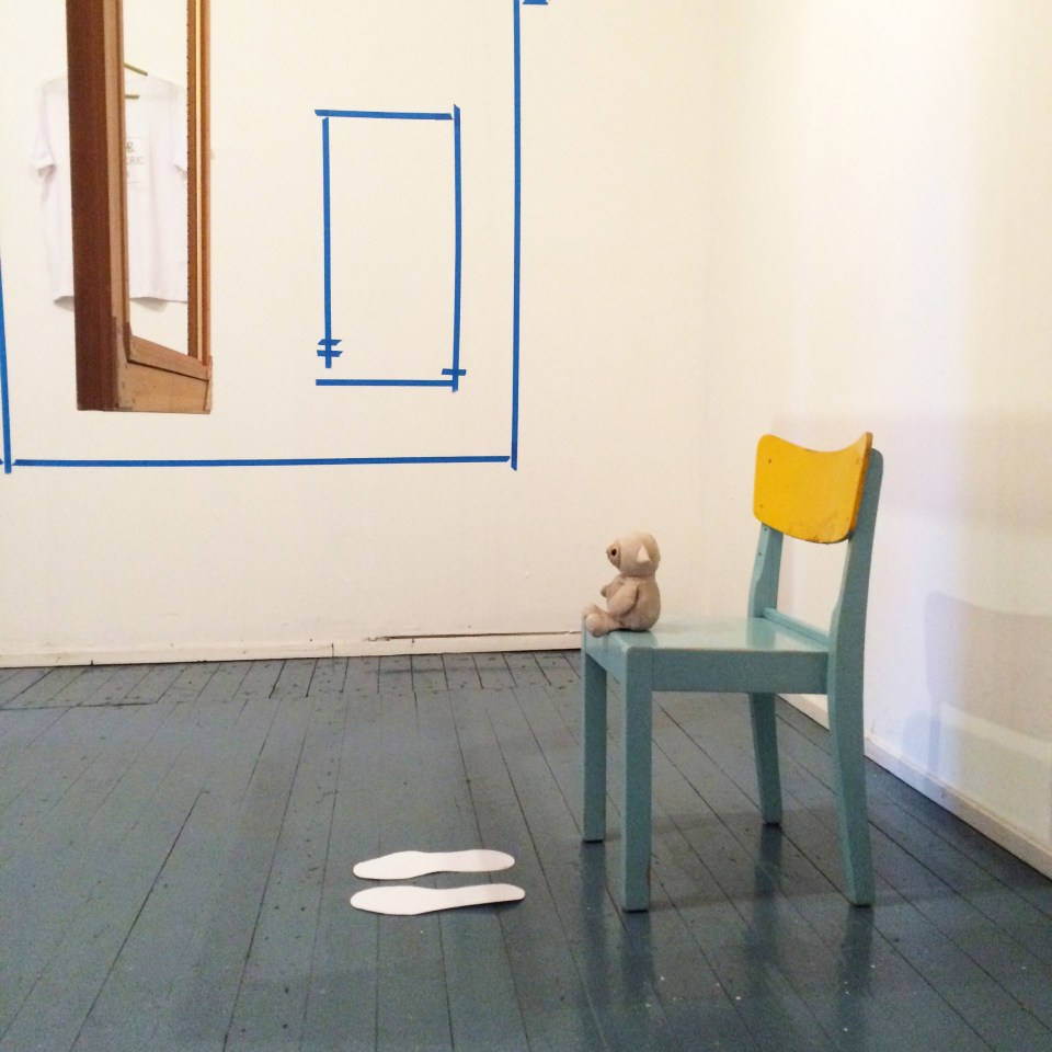 Reflexive Portrait w sheep square