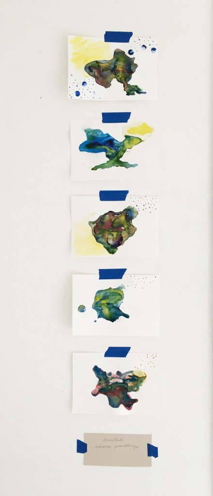 2016 08 assisted sauna paintings